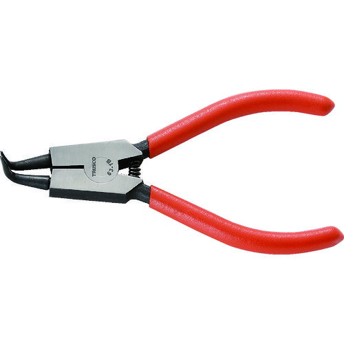 TRUSCO スナップリングプライヤー 軸用 Φ1．0 曲爪63型 63-1B (ジクヨウ 63ガタ)マガリヅメ 【226-6024】