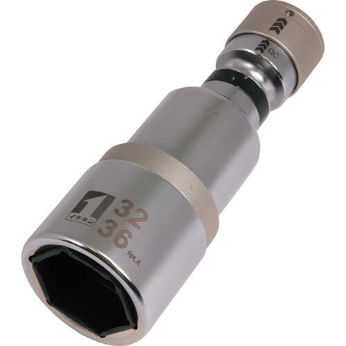 MUSTTOOL QCソケット ダブルソケット 32／36 首振 6角 IM−4W3236IUN−6K 19857 【23...