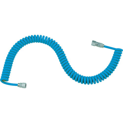 TRUSCO ウレタンコイルホース細巻 L型 3．4m CH-750 (28パイ)100-100 【231-5408】