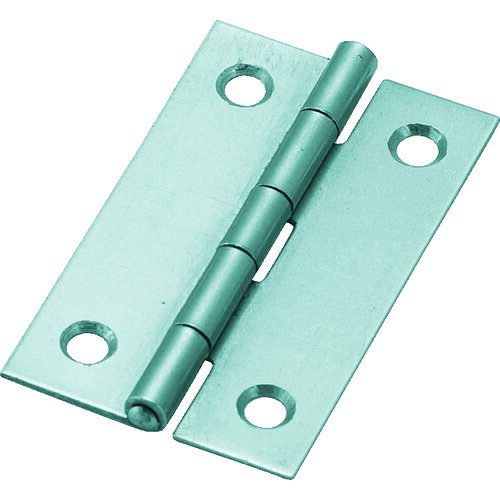 TRUSCO スチール製薄口普通蝶番 生地仕上げ 全長51．0mm （10個入） 550-51N (10コイリ キジビスナシ) ..