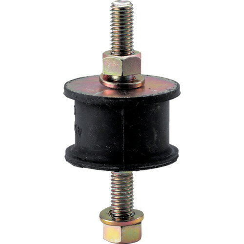 TRUSCO 丸形防振ゴム 両ボルトタイプ 最大荷重2750N TA513 【233-7738】