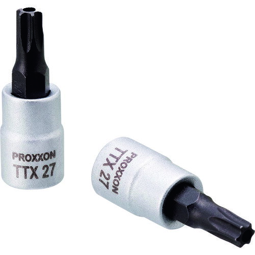 プロクソン トルクス［［R下］］ビットソケット いじり止め穴付 TTX27 83761 【239-3193】