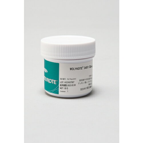 モリコート 耐熱・耐寒・耐薬品性 3451グリース 50g 3451-005 【242-5789】