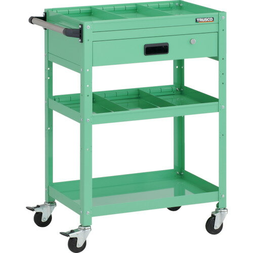 TRUSCO �ġ���若�� ��ӥåȥ若�� 600X400XH880 3�� 1�ʰ����� ������2���� �ϥ�ɥ��� ������� ��󥰥��꡼�� RBW-963S2VH YG ��246-6412��