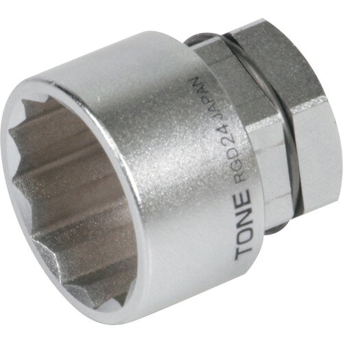 TONE ソケット（12角・めがね用） 対辺寸法19mm 全長26mm RGD-19 【250-2908】