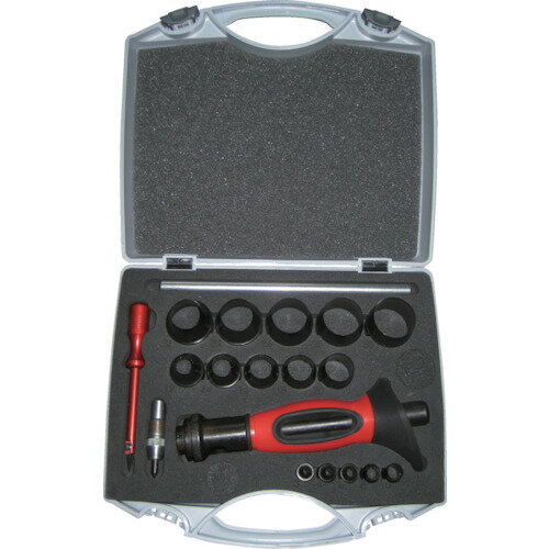 RACODON 穴あけポンチ 15個セット シールリングカッター付 RJ330PC 【250-9826】