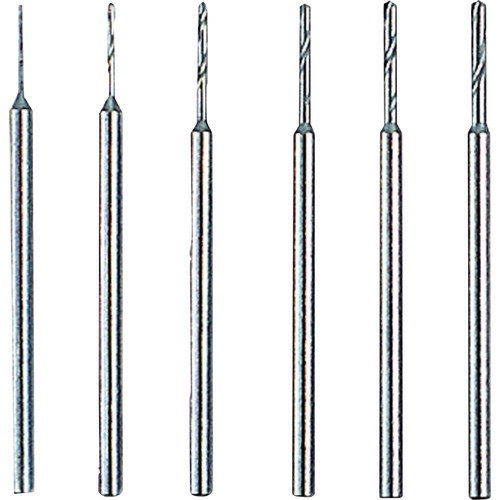 プロクソン マイクログラインダー用先端工具 小径ドリル6種セット 28912 【251-5860】