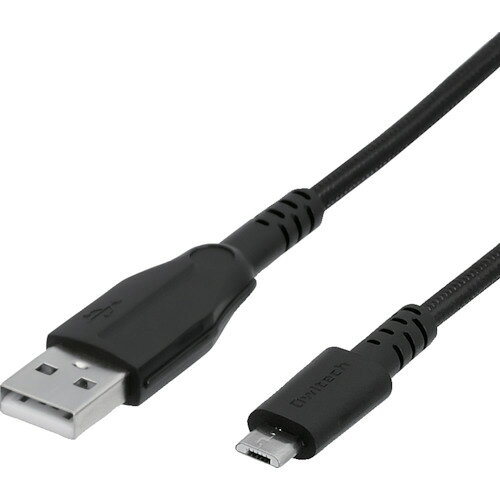 オウルテック microUSBケーブル25万回の屈曲試験をクリア断線に強いブラック150CM ...
