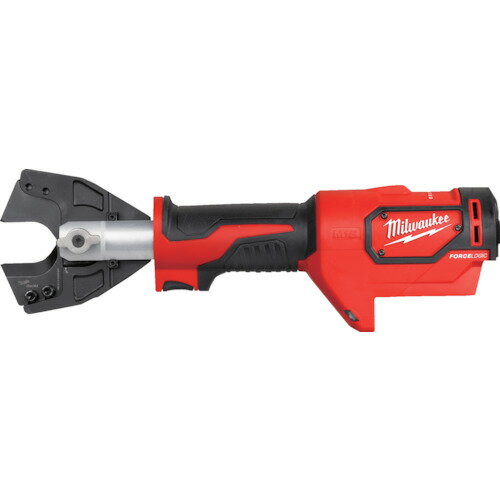 【特長】■高出力・省エネ設計のMILWAUKEE POWERSTATEブラシレスモーターは、ランタイムの改善、バッテリーの長寿命化をサポート■MILWAUKEE REDLITHIUM-IONバッテリーは市場で最も耐久性があり、高出力、ランタイムの改善、バッテリーの長寿命化をサポート■REDLINKPLUSインテリジェンス搭載：モーターとバッテリーの使用状況を常にモニターすることで、工具とバッテリーの長寿命化をハイパフォーマンスの両立を実現■最大35mmの鋼ケーブルとアルミニウムケーブルを切断可能■FORCE LOGIC油圧式ケーブルカッターは、6トンにも及ぶ力を用いて3秒以内でケーブル切断が可能■最適なブレード形状と特許取得済みの拡散防止機能を搭載したジョーデザインは、瞬時に取り付けが可能な連続切断を実現■片手で簡単に制御可能■狭いスペースでの作業を簡易化する350°回転可能なヘッドを備えたコンパクト設計■エレクトロニクスは、汚れ、ほこり、湿気などの過酷な環境に耐えられるように密閉されている。■燃料ゲージとLEDライトを内蔵【仕様】■出力(kN)：53■ヘッドローテーション：350■自動リトラクション：YES■ワイヤレスリモートオプション：No■最大圧着力(kN)：53■切断速度(秒)：3■電圧(V)：18■切断能力(mm)：φ32■全長(mm)：428×120■最大切断能力：53kN■最大切断径：35mm■ヘッド角度調整：350°■電流ケーブル