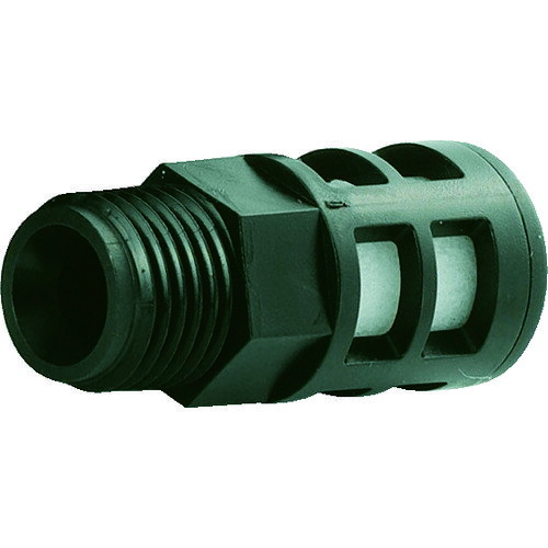 TRUSCO サイレンサー 消音器 口径Rc1／8 TP-SR01(TP-MSR01-B) 【258-8293】