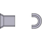 三菱 LLバイト用部品 シート止めピン LLP14 【259-3351】