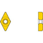 三菱 旋削バイトホルダー用部品 シート LLSDN32 【259-3556】