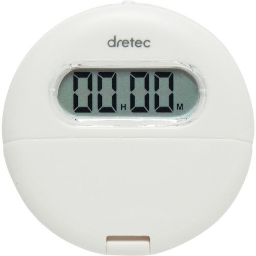 dretec クリップ付バイブタイマー ホワイト T-558WT 【270-9863】