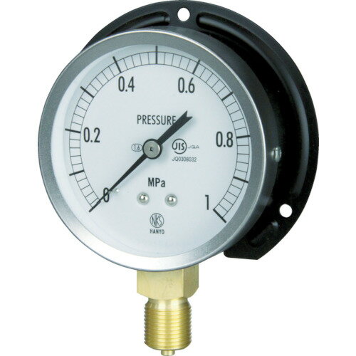 長野 JIS汎用形圧力計（B枠） 圧力レンジ（MPa）：−0．1〜0．00（真空計） GS51-231-0MP 【277-2914】