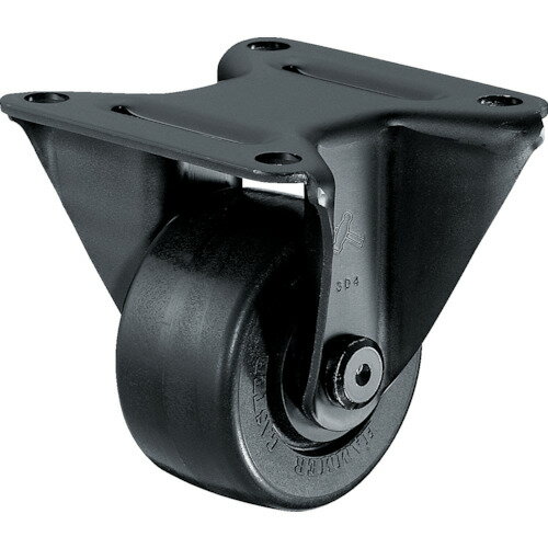 物流推车 - ハンマー 低床重荷重用固定式ナイロン車輪（ボールベアリング）65mm 540HR-NRB65 【277-2957】