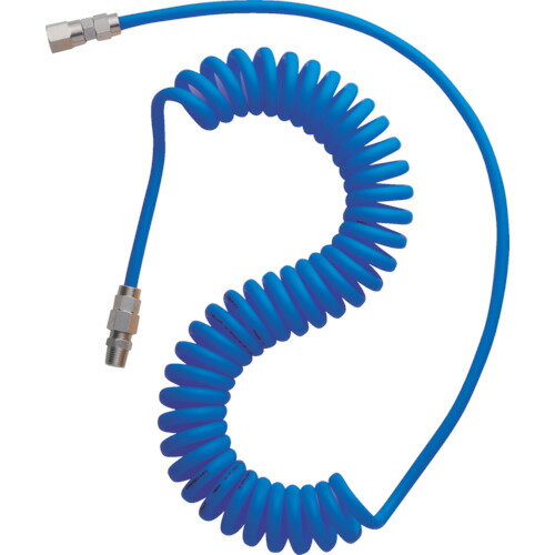 TRUSCO ウレタンコイルホース 8．0m ブルー TUNA-10 【279-5779】