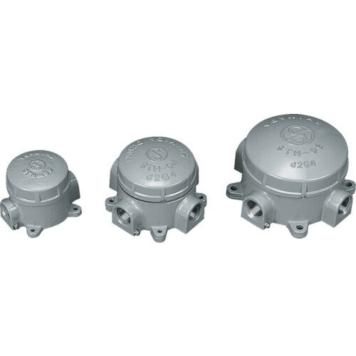 島田 アルミニウム合金鋳物 耐圧防爆構造ターミナルボックス（三方向） PF3／4 STH-04T-22 【281-3076】