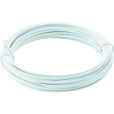 TRUSCO カラー針金 小巻タイプ 白 18番手 線径1.2mm×10m TCWS-12W 【282-5198】