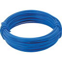 TRUSCO カラー針金 小巻タイプ 青 18番手 線径1.2mm×10m TCWS-12B 【282-5252】