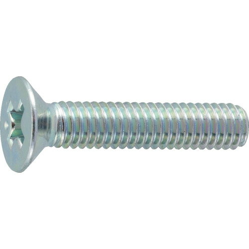 TRUSCO 皿頭小ねじ 三価白 全ネジ M3×10 214本入 B702-0310 (M3X10 214イリ) 【285-4961】