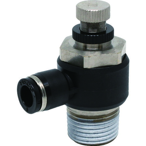 ピスコ スピードコントローラ エルボ メーターイン制御チューブ8ネジR1／2 JSC8-04B 【290-8158】