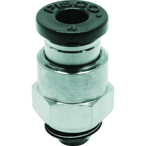 ピスコ チューブフィッティング ストレート 適合外径4mm 接続口径M5×0．8 PC4-M5 【290-9537】