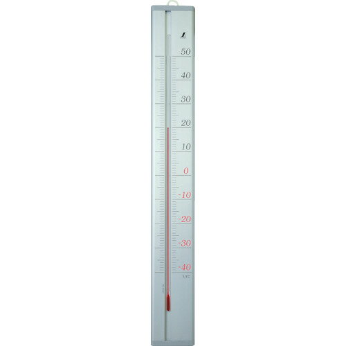 シンワ 温度計 アルミ寒暖計 −40〜50℃ 75cm 72993 【292-2801】