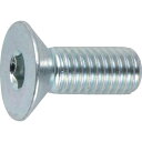 TRUSCO 六角穴付皿ボルト 三価白 全ネジ M4×10 25本入 B773-0410 【300-2322】