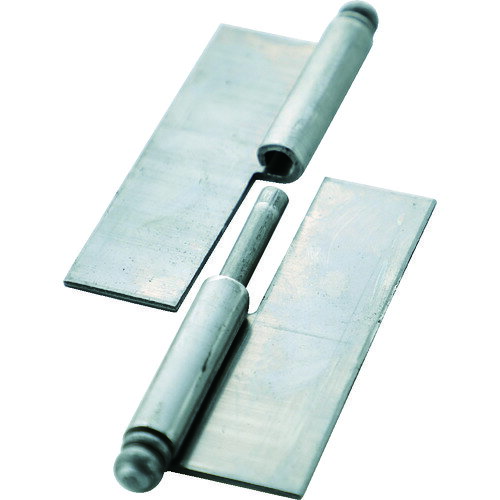 TRUSCO スチール製抜き差し蝶番 穴ナシ 左用 （1組（袋）＝2個入） 225W-6043L 【300-7154】