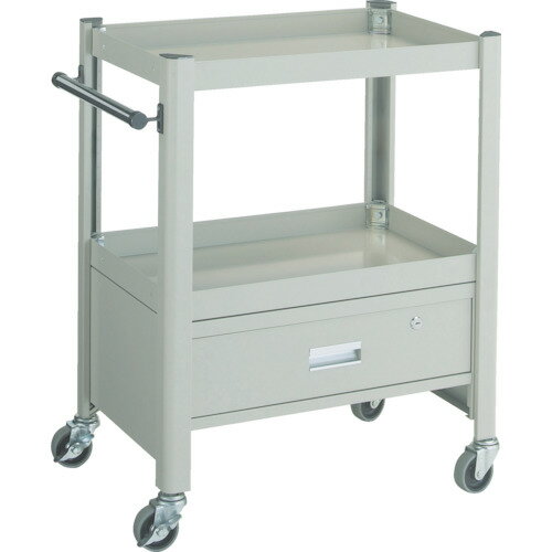 TRUSCO コンビネーションワゴン 643X427XH880 1段引出付 TCW-81C1 【301-5157】