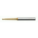 ユニオンツール 超硬エンドミル テーパネックボール R0.2×TN角 1°X4 HTNB20040402 (292-0442) 【304-9507】(4)