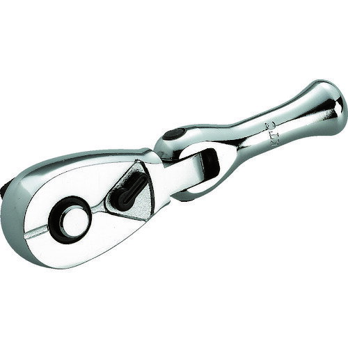 KTC 9．5sq．コンパクトフレックスショートラチェットハンドル 歯数36枚 差込角9．5mm 全長80mm BRC3FS 【307-5583】