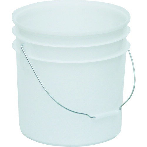 サンコー ペール容器 401802 サンペール＃20（本体＋ハンドル）乳白色 401802-01 【311-3523】