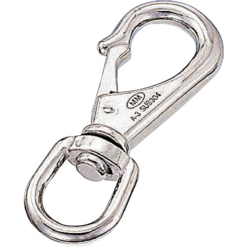 水本 スイベルスナップ 線径2．5mm長さ37mm A-1847 【316-8277】