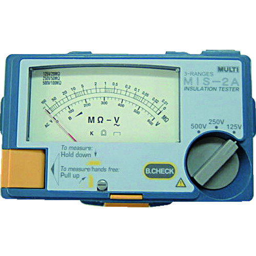 マルチ アナログ絶縁抵抗計 MIS-2A 【321-4338】