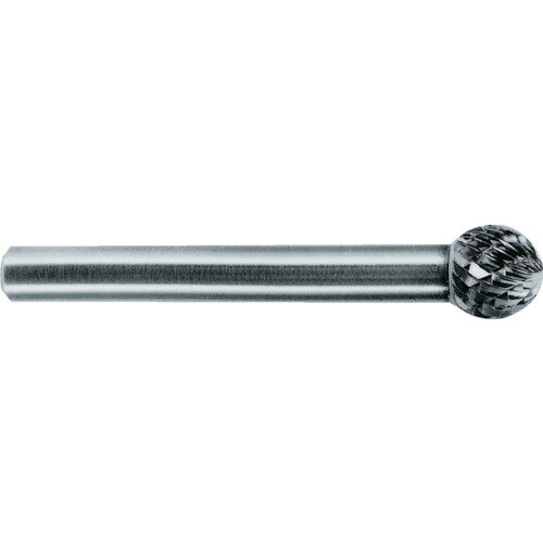 スーパー スーパー超硬バー シャンク径6mm（球型）シングルカット（刃径：12．7） ...