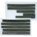 マーキングマン 差替式ゴム印ユニラバーT−4(4mm)英数字・漢字セット 1730071 【323-0619】