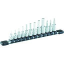 TONE ヘキサゴンソケットセット(ホルダー付)12pcs HH212 【323-5068】