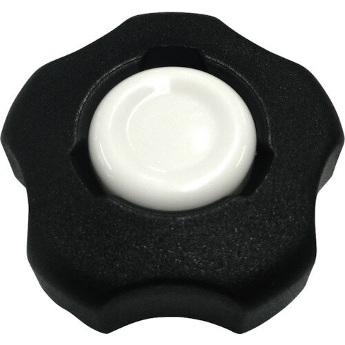 コノエ ノブスターN 黒−白 M6（10個入） KNOBSTARN-BW-6 【326-9992】