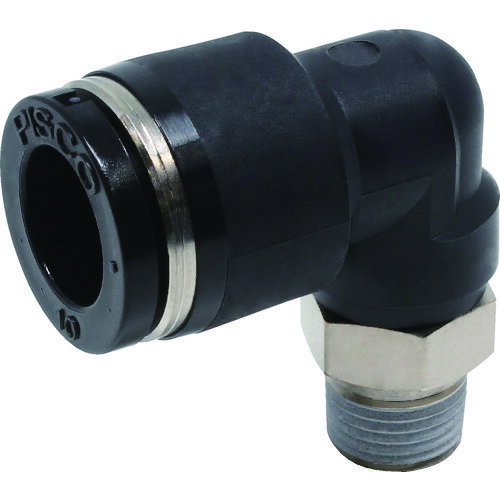 ピスコ チューブフィッティング エルボ 適合外径10mm 接続口径R1／8 PL1001 【328-0292】