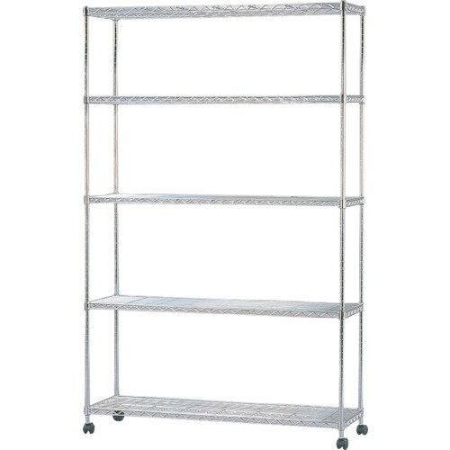 IRIS 104986 スチールラック メタルミニ（キャスター付）1100×350×1745 MTO-1118C (546683) 【328-5332】