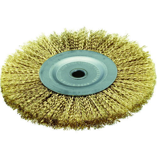 NSK 鋼線ゴールドホイールブラシ W-21 【332-3951】