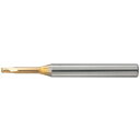 ユニオンツール 超硬エンドミルHLRS 2枚刃ロングネックラジアス φ0.4XR0.1×1 HLRS2004-01-010 (293-0411) 【332-8945】(4)