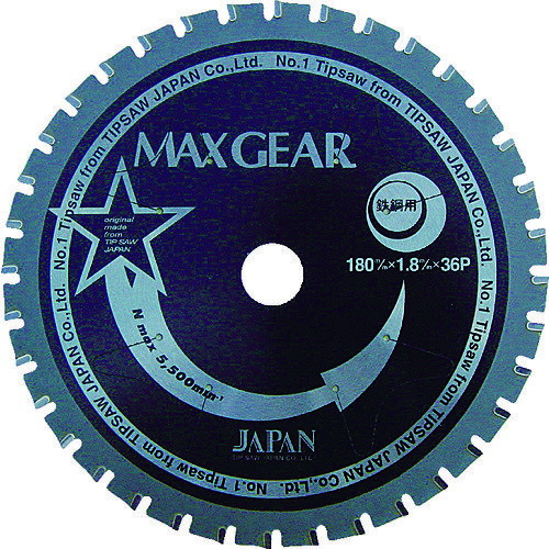 チップソージャパン マックスギア鉄鋼用160 MG-160 【337-0682】