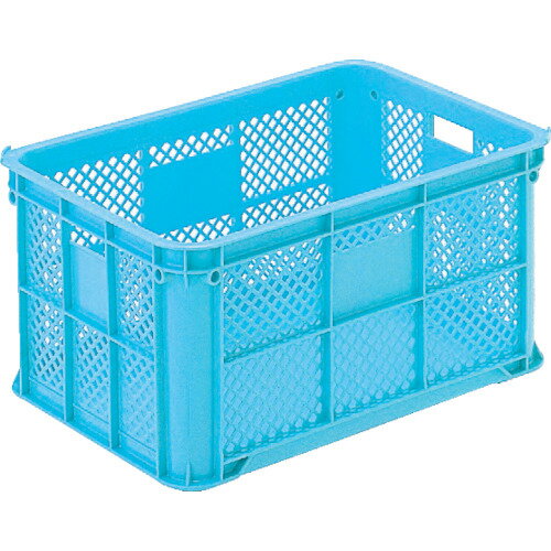 サンコー スタッキングコンテナー 106900 サンテナーB＃80ライトブルー SK-B80-BL 【342-4758】