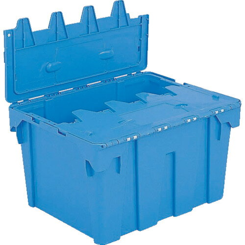 サンコー フタ一体型ネスティングコンテナー 208400 サンクレットP＃80ブルー SKS-P80-BL 【342-5355】