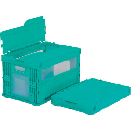 サンコー フタ一体型折りたたみコンテナー 559170 マドコン HBC−51B−B 55917000GRKAMTM 【346-3677】