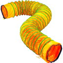 TRUSCO フレキシブルダクト ファスナー接続タイプ Φ320X5m TFD-320FA 【352-7107】