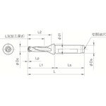 京セラ マジックドリル用ホルダ SF−DRC 加工深さ3×DC SF16-DRC135M-3 【357-6931】
