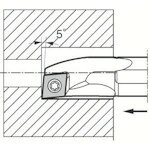京セラ 内径・奥端面加工用超硬防振バー C／E−SCLC−A（N） S12M-SCLCR06-14A 【357-8101】